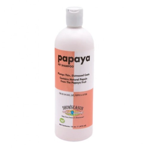Showseason® Papaya Pet Shampoo Отшелушивающий шампунь с папайей для животных